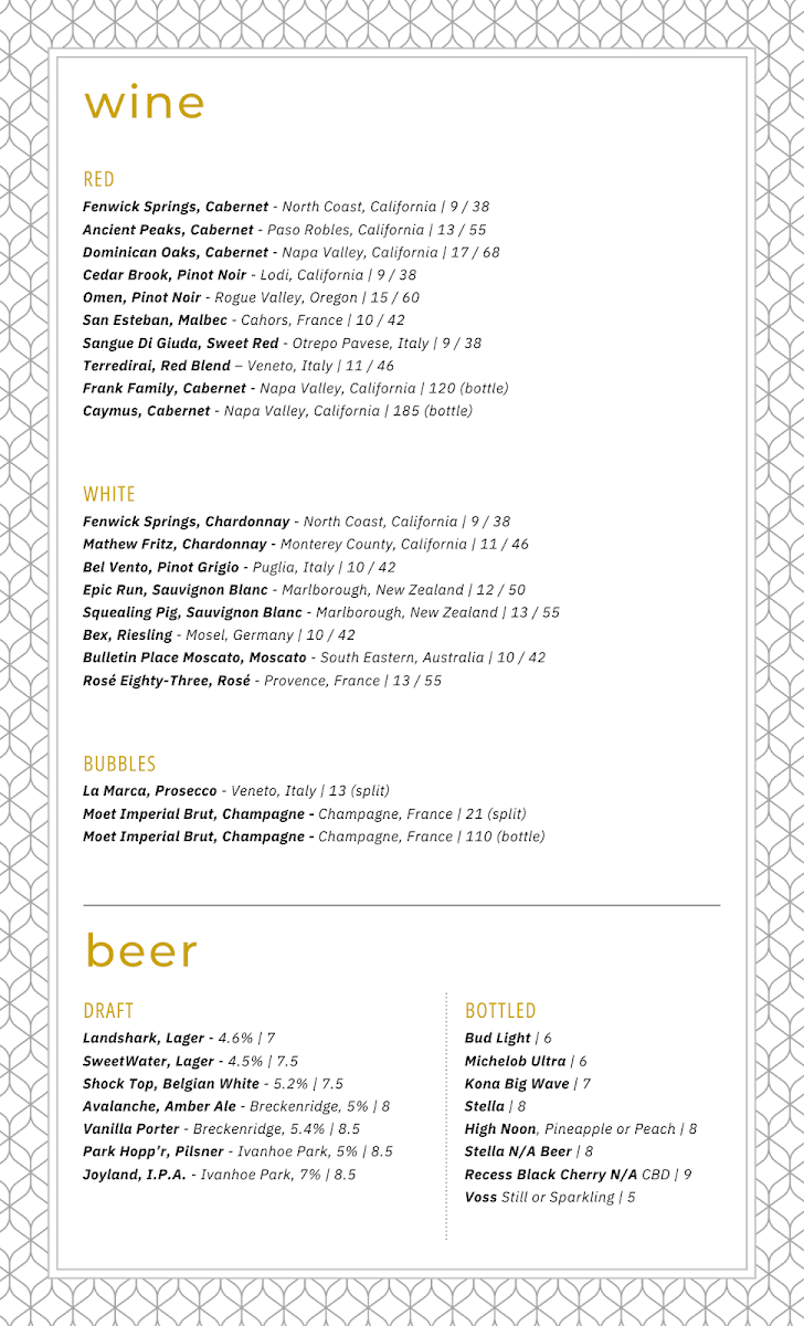 Delaney's Tavern Menu - Image 4